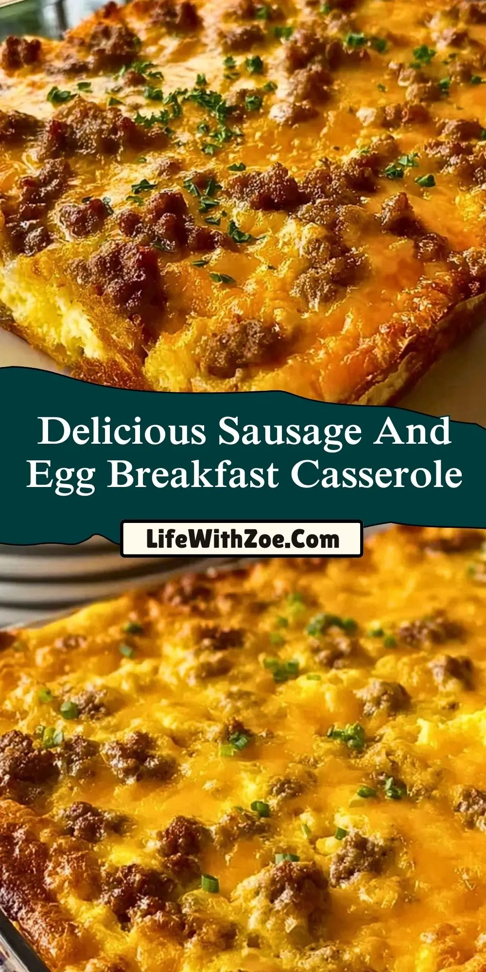 Delicious Sausage And Egg Breakfast Casserole (2)