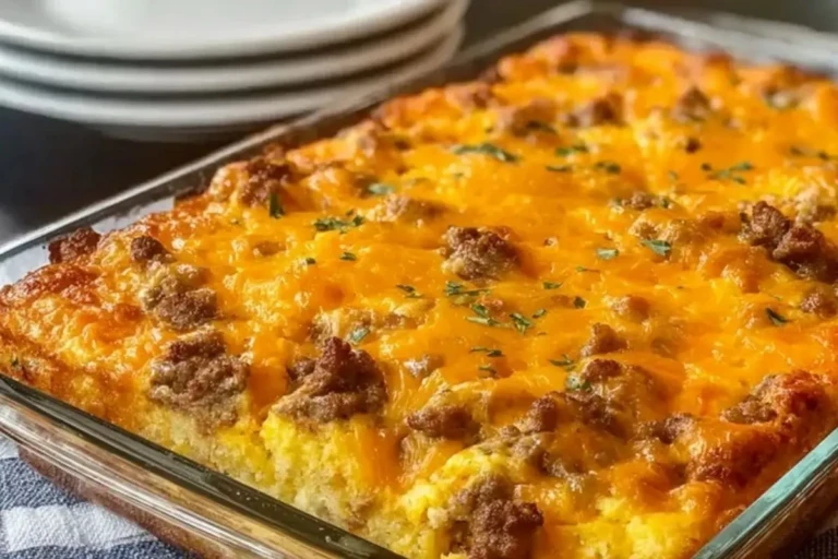Delicious Sausage And Egg Breakfast Casserole