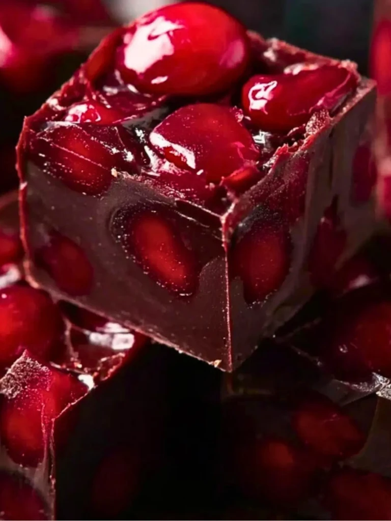 Dracula's Dark Cherry Fudge (1)