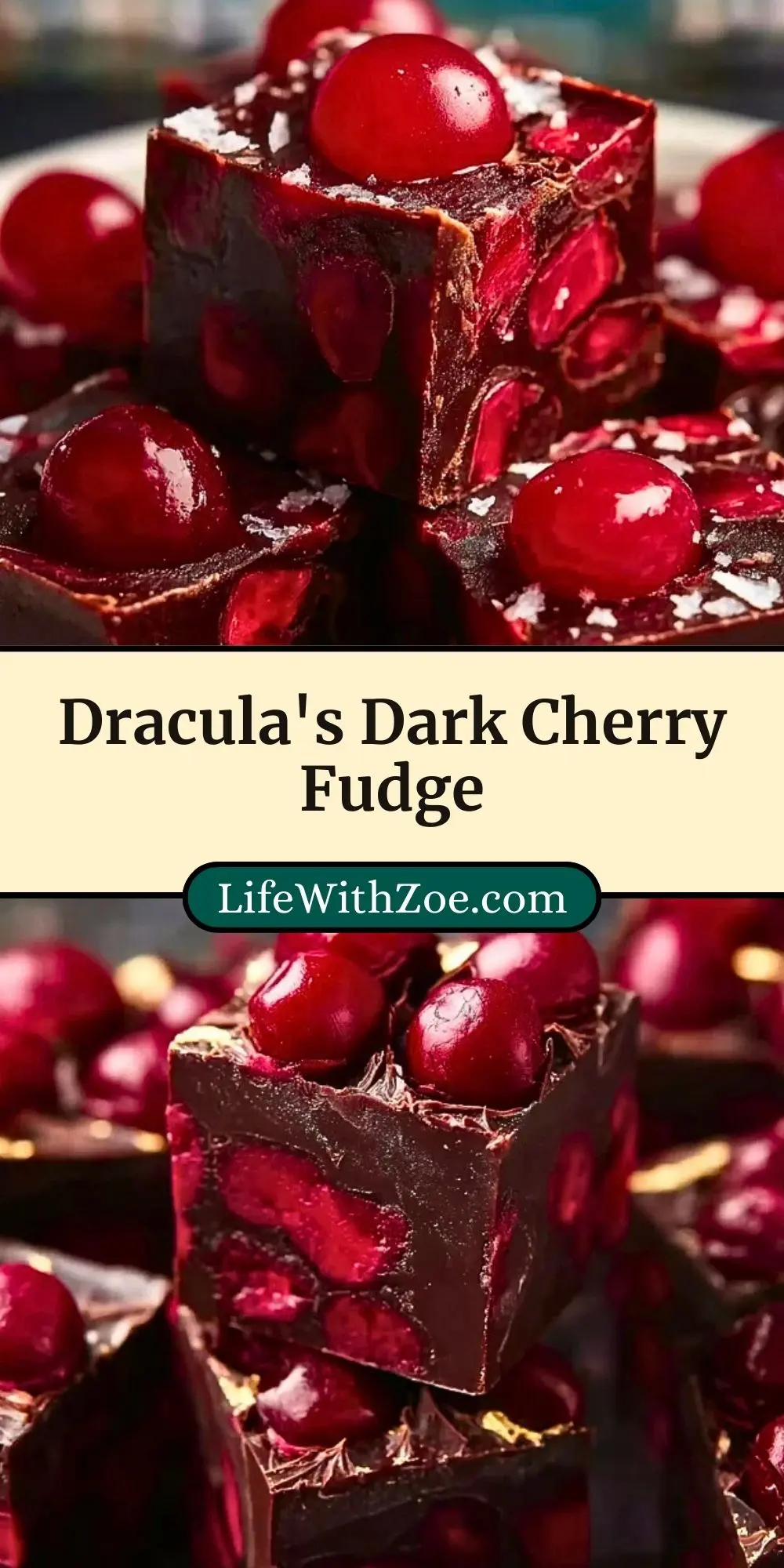 Dracula's Dark Cherry Fudge (2)