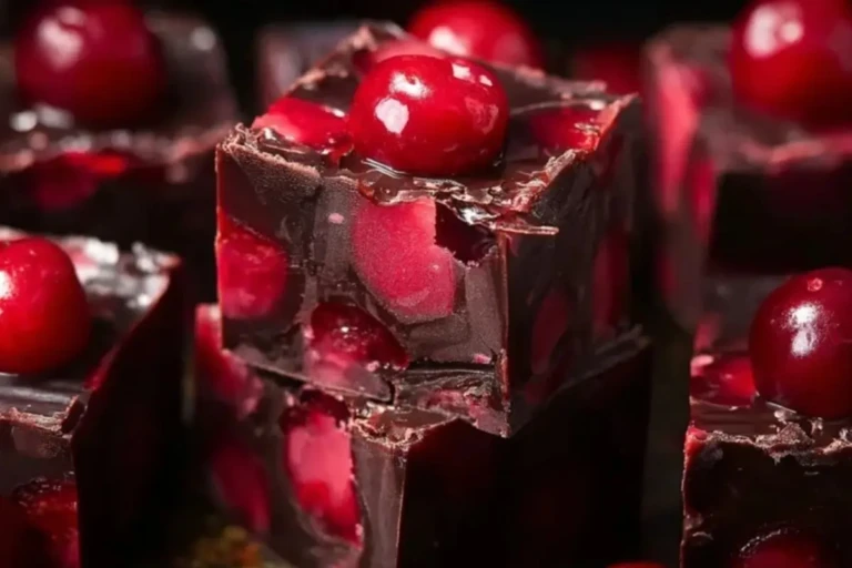 Dracula's Dark Cherry Fudge