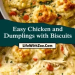Easy Chicken and Dumplings with Biscuits (2)