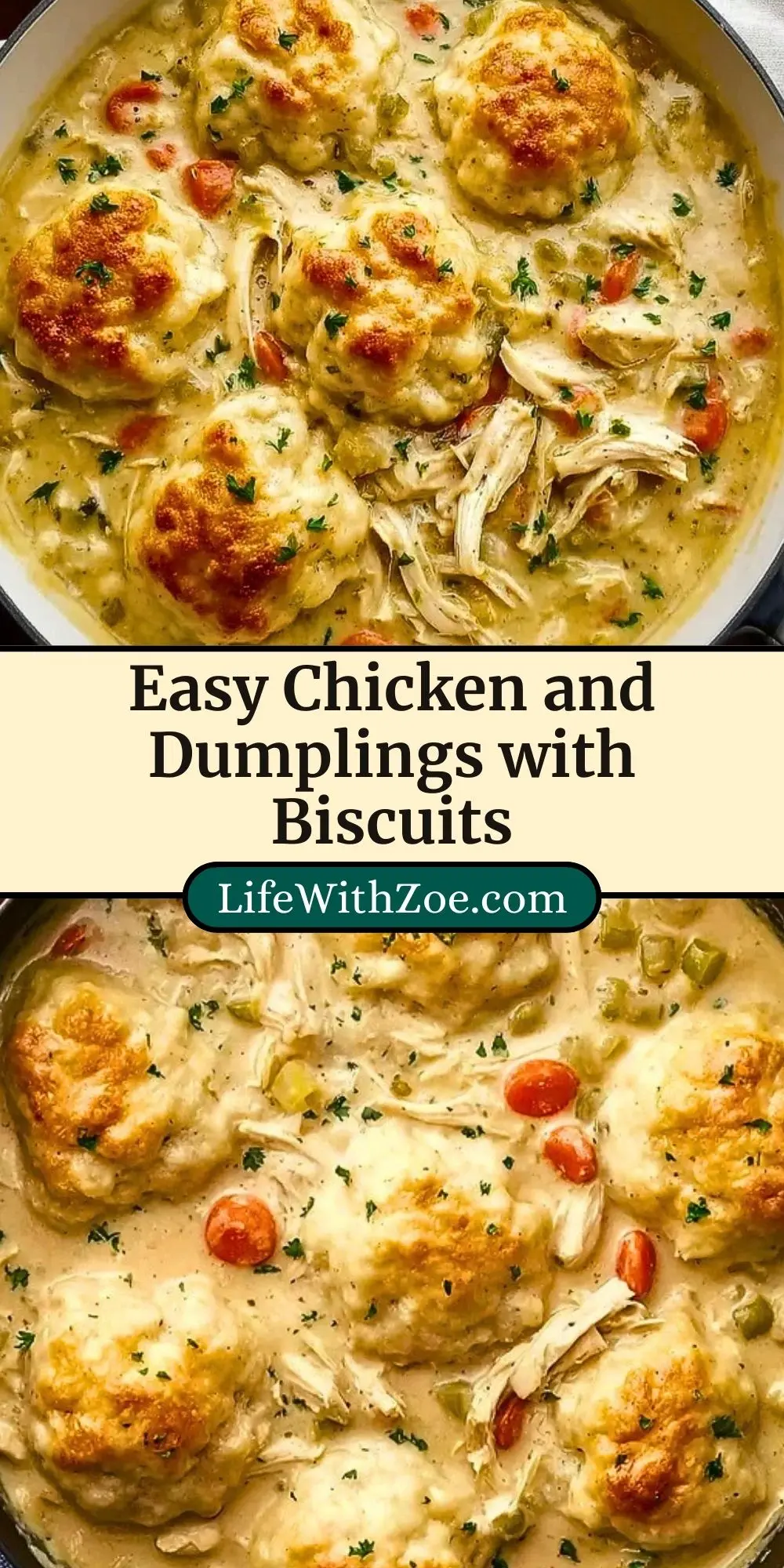 Easy Chicken and Dumplings with Biscuits (3)