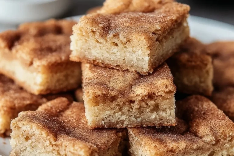 Easy Cinnamon Sugar Blondies
