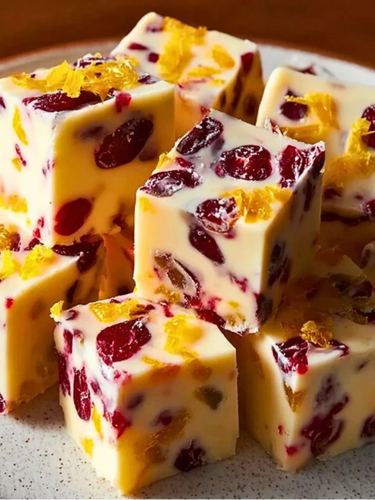 Easy Cranberry Orange Fudge (1)
