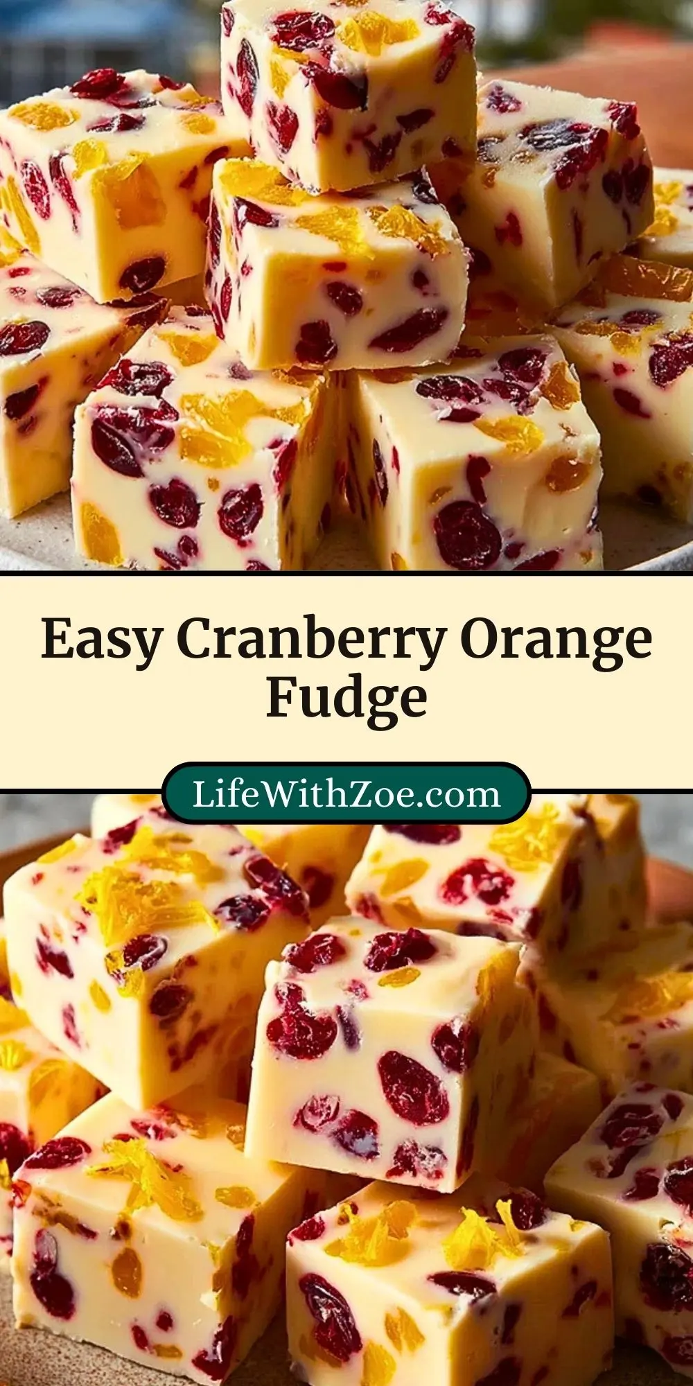 Easy Cranberry Orange Fudge (3)