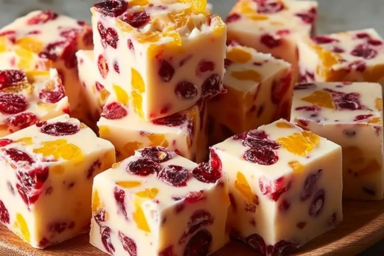 Easy Cranberry Orange Fudge