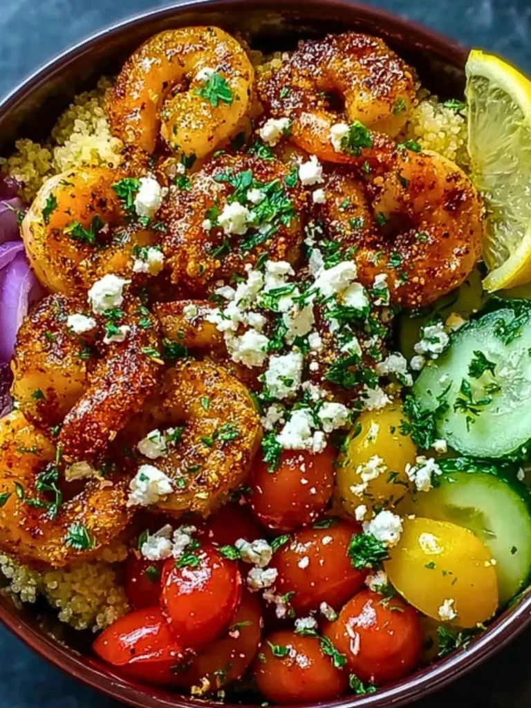 Easy Mediterranean Shrimp Bowls (1)