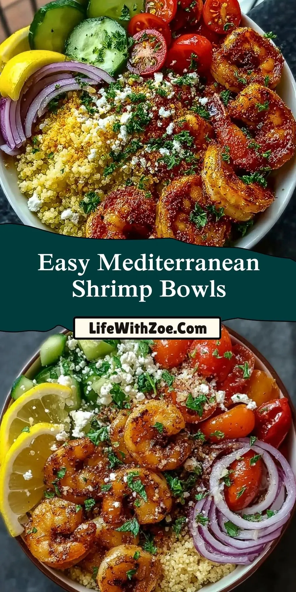 Easy Mediterranean Shrimp Bowls (2)