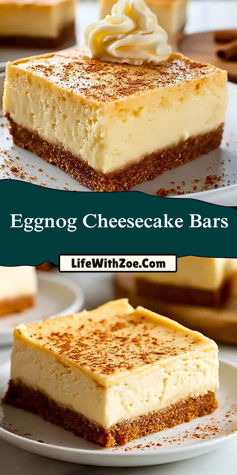 Eggnog Cheesecake Bars (2)