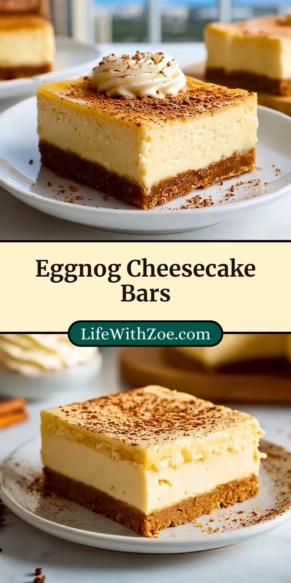 Eggnog Cheesecake Bars (3)