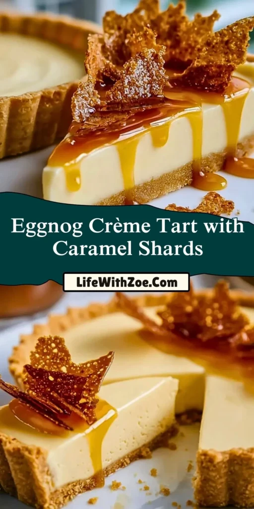 Eggnog Crème Tart with Caramel Shards (2)