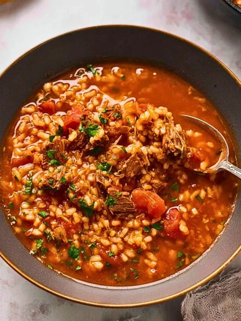 Hearty Tomato Rice Soup (1)