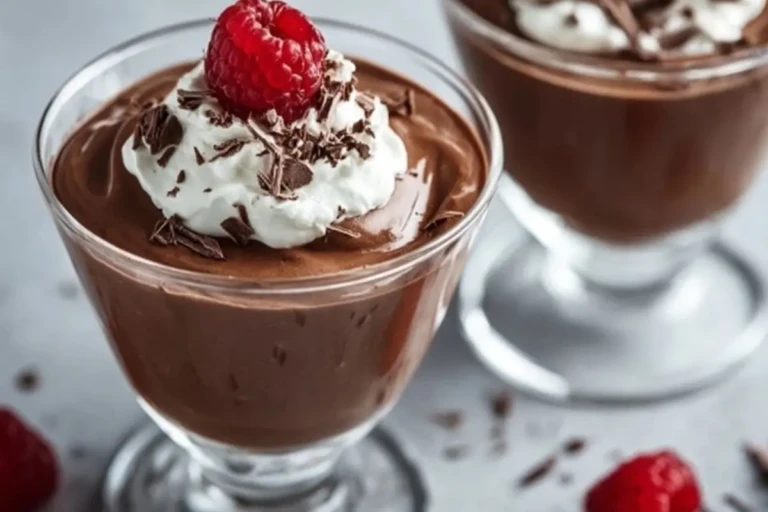 High Protein Chocolate Mousse with Cottage Cheese
