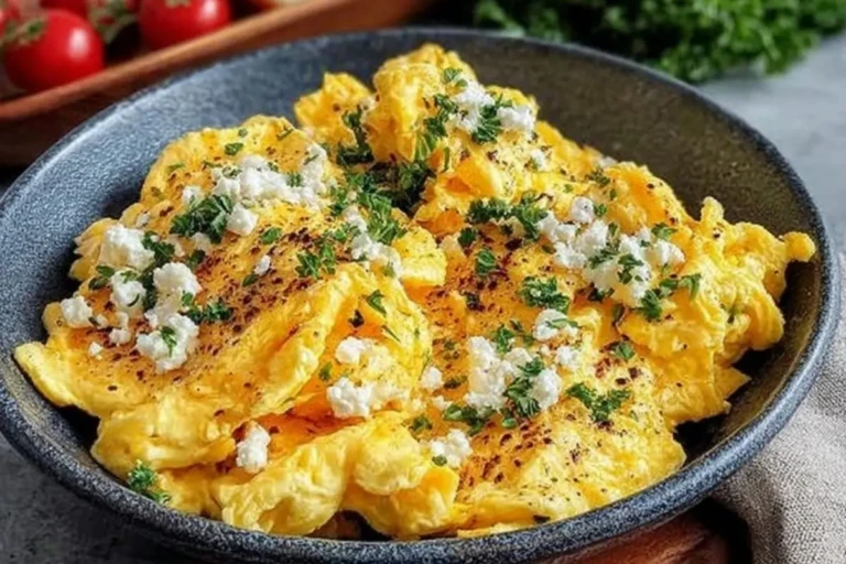 High-Protein Scrambled Eggs with Cottage Cheese