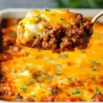 Homemade Ground Beef and Potato Casserole