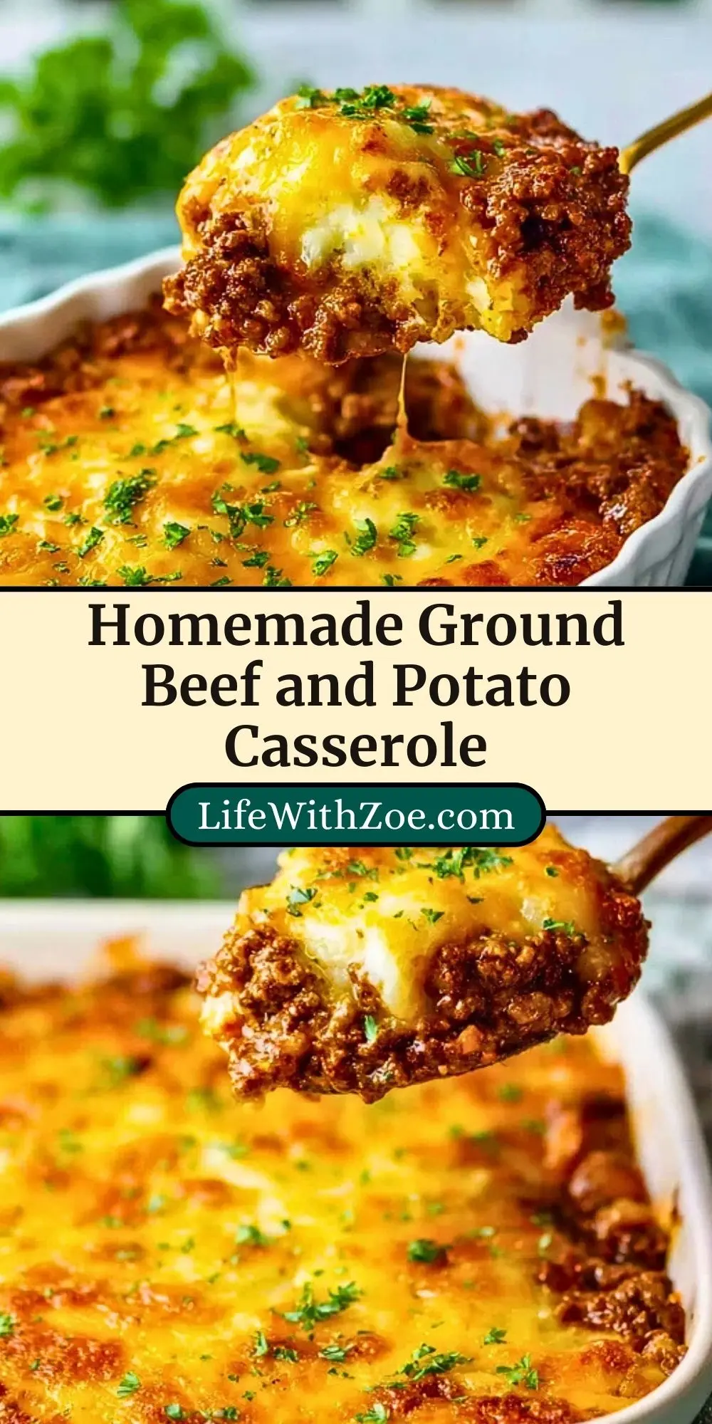Homemade Ground Beef and Potato Casserole (3)