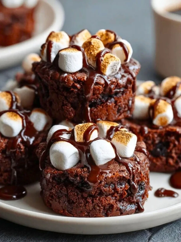 Hot Cocoa Brownie Bites (1)