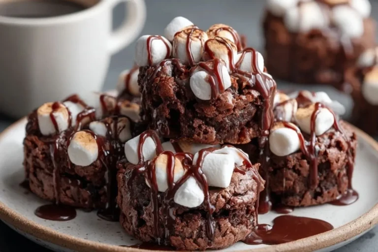 Hot Cocoa Brownie Bites