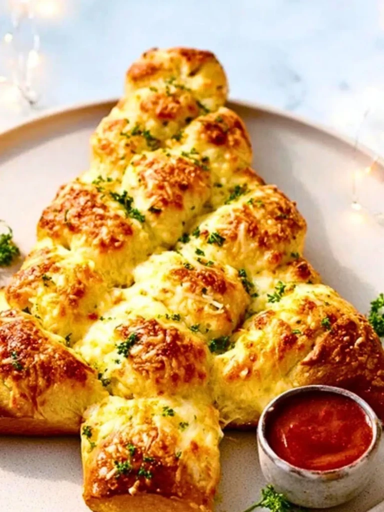 Irresistible Cheesy Christmas Tree Bread (1)