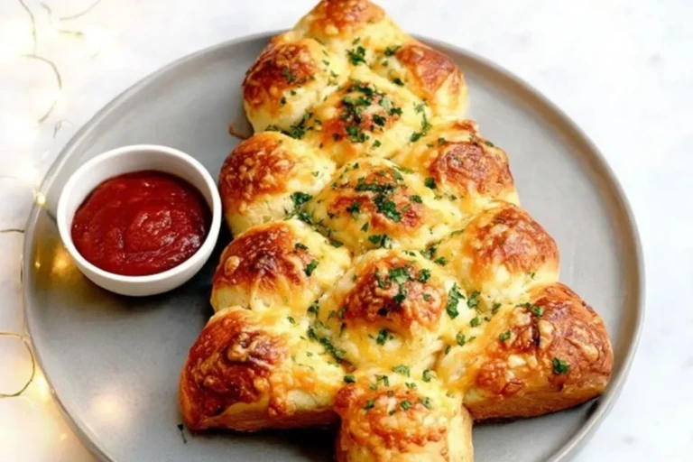 Irresistible Cheesy Christmas Tree Bread