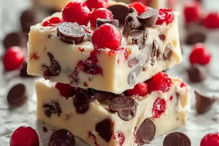 Irresistible Cherry Garcia Fudge