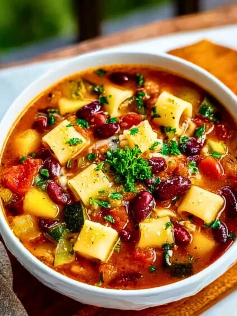 Olive Garden Copycat Minestrone Soup (1)