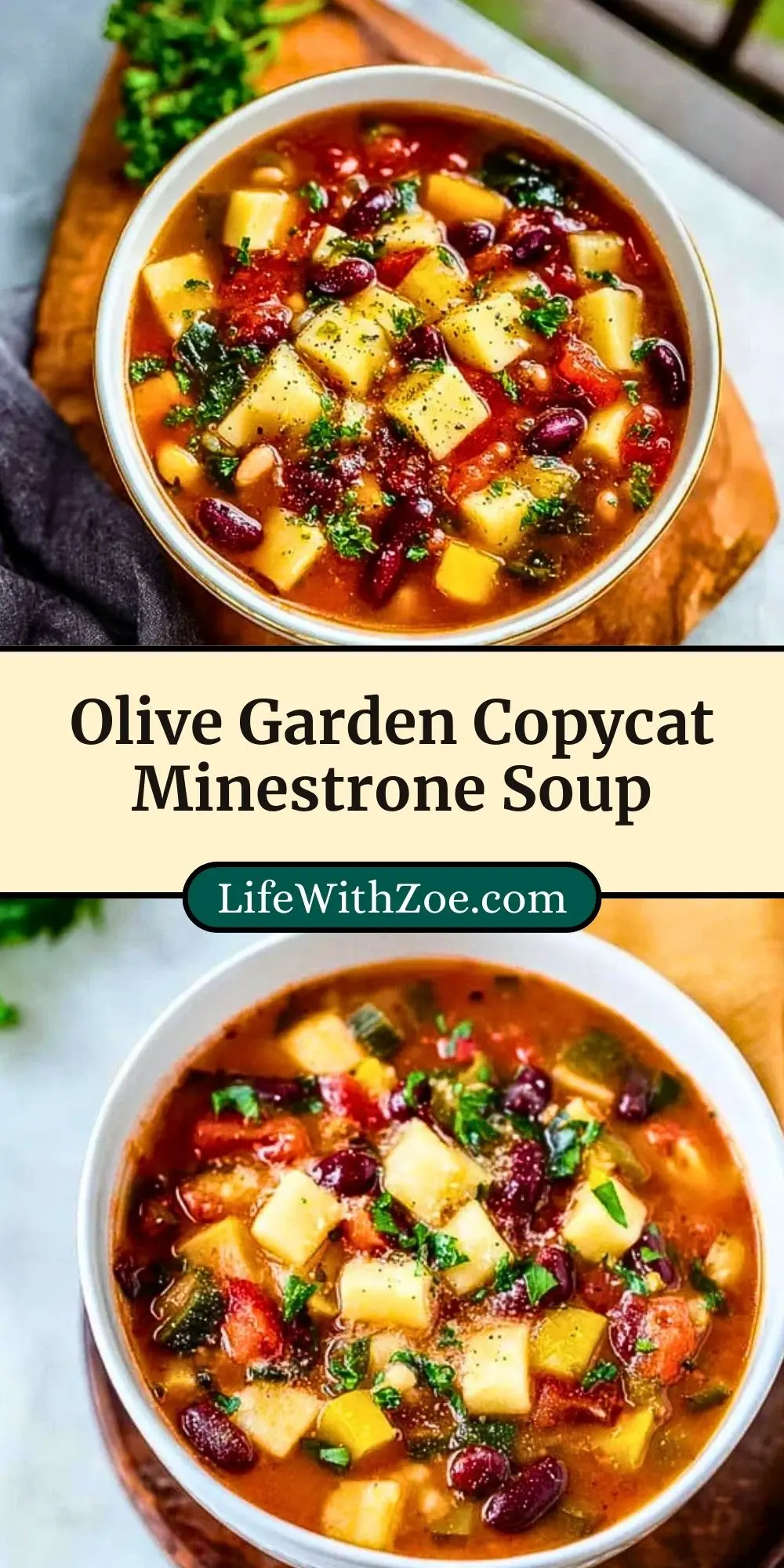Olive Garden Copycat Minestrone Soup (3)