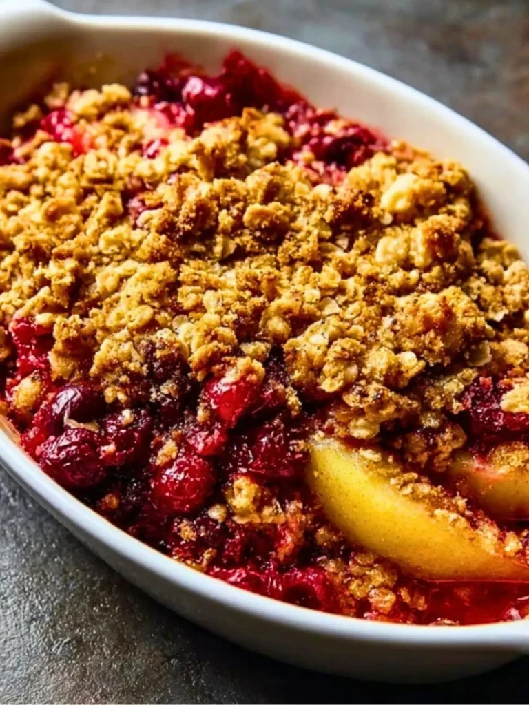 Pear Cranberry Crisp (1)