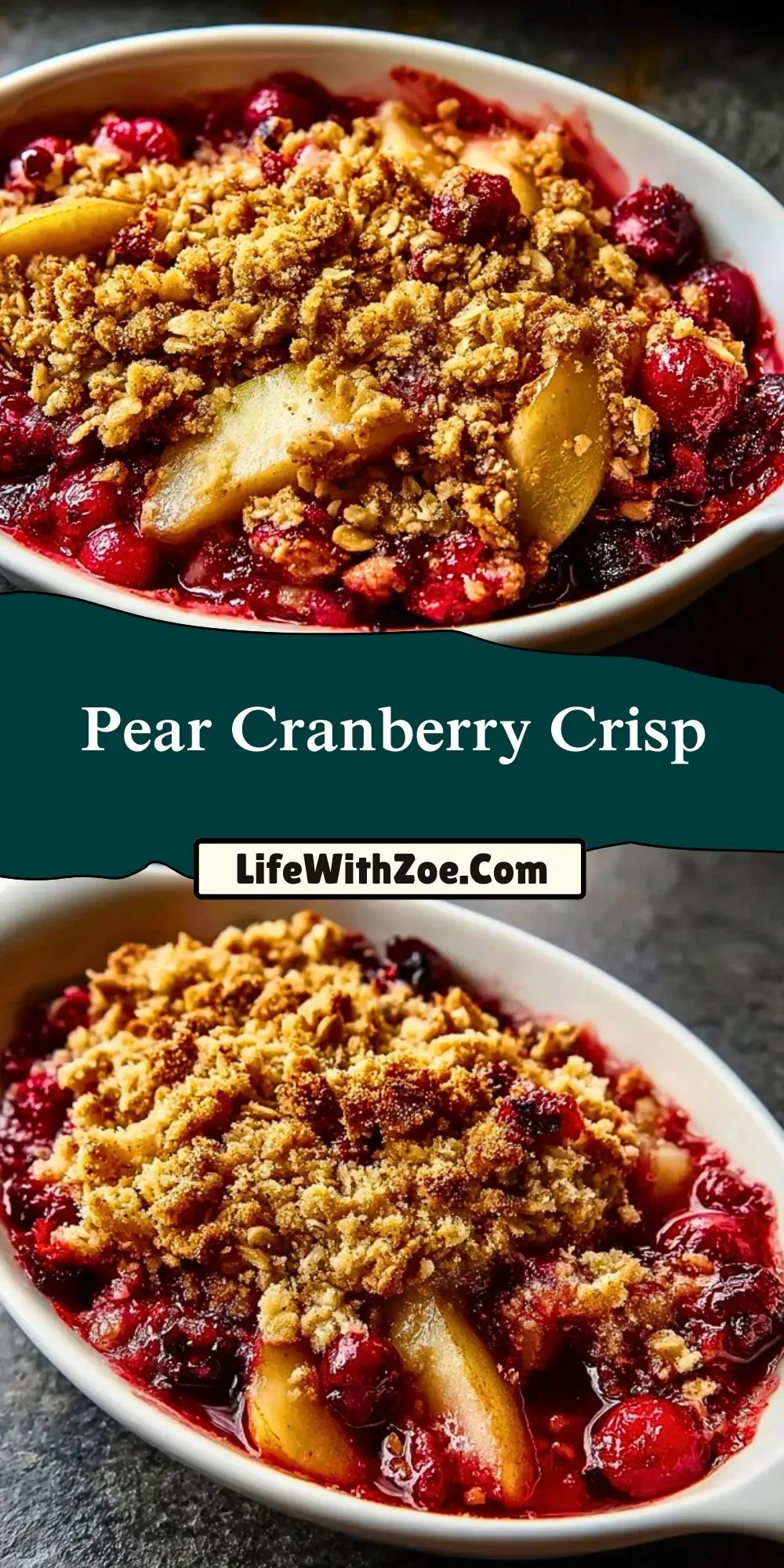 Pear Cranberry Crisp (2)