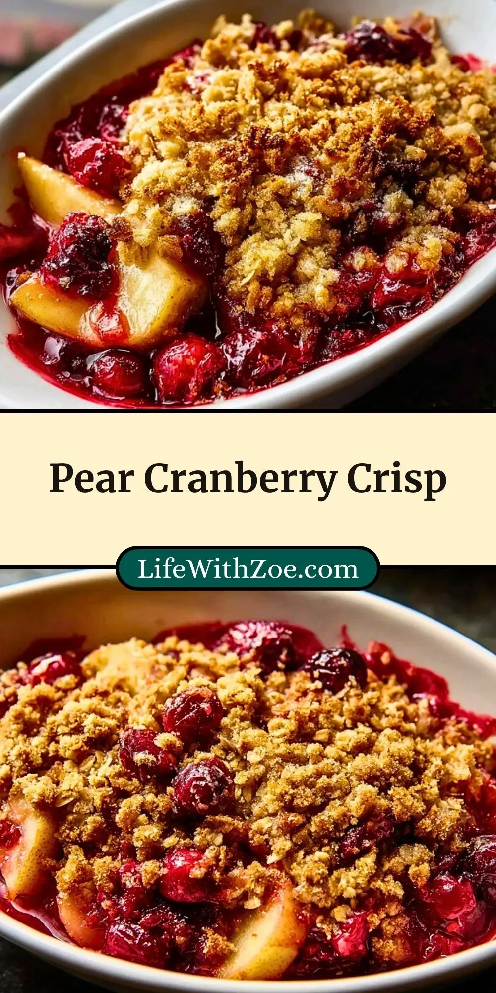 Pear Cranberry Crisp (3)