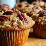 Pecan Pie Brown Sugar Muffins