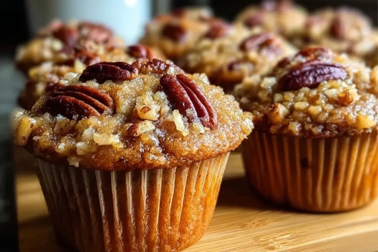 Pecan Pie Brown Sugar Muffins
