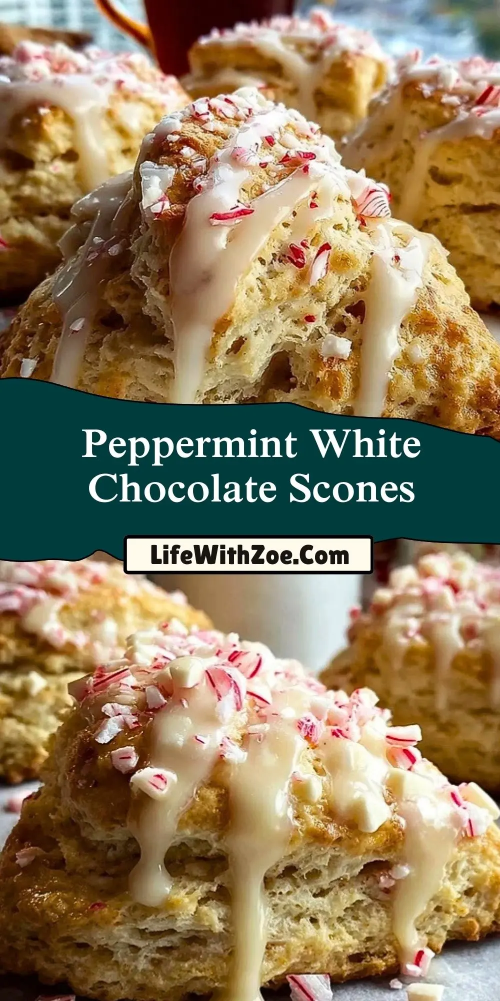 Peppermint White Chocolate Scones (2)