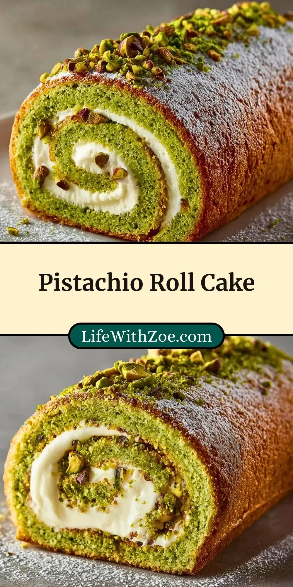 Pistachio Roll Cake (3)