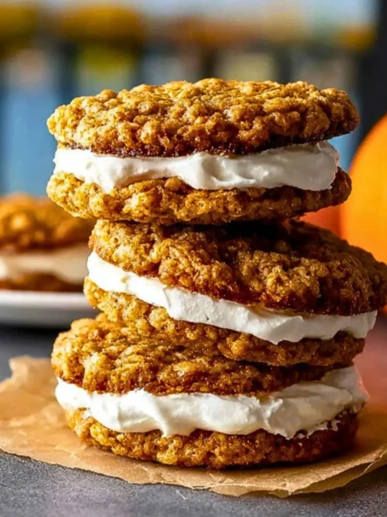 Pumpkin Oatmeal Cream Pies (1)