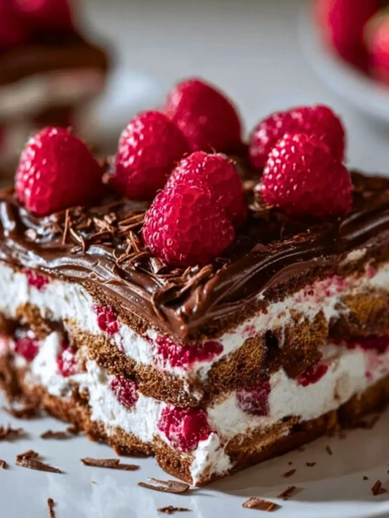 Raspberry Chocolate Lasagna (1)