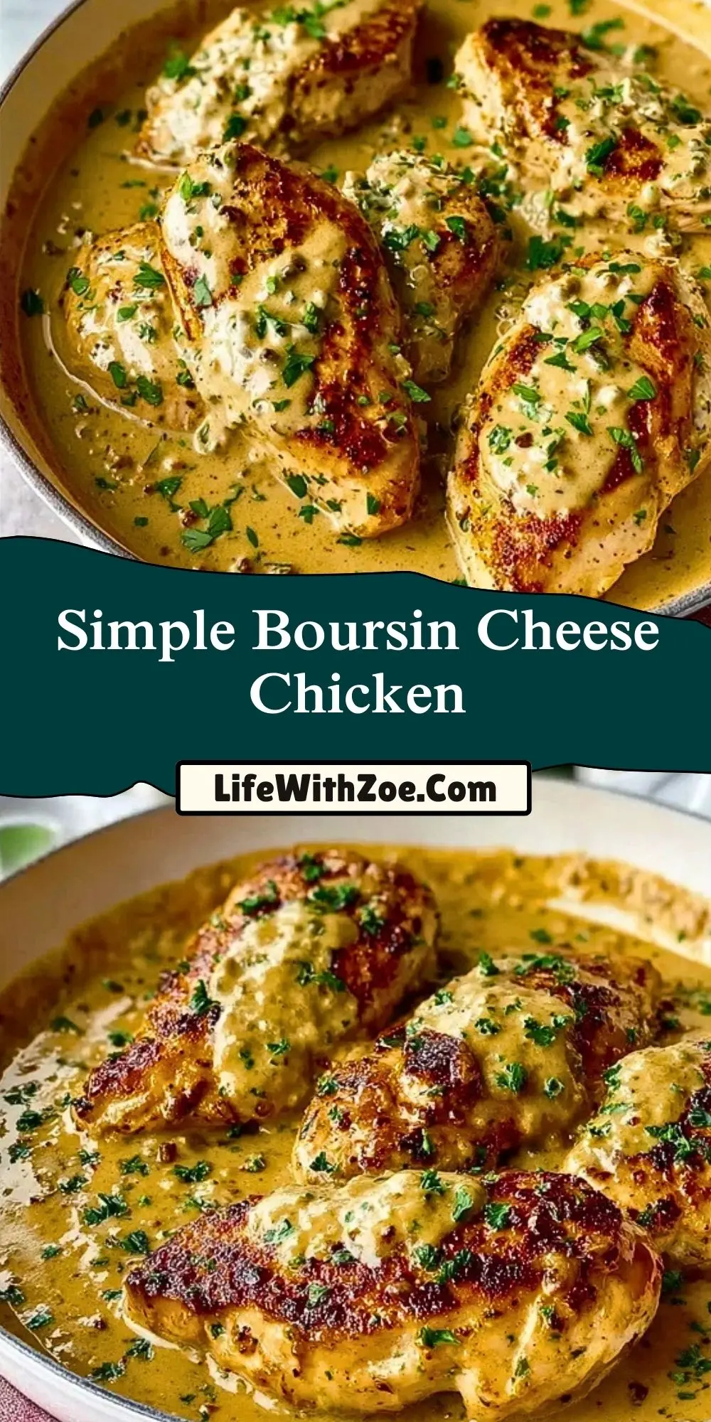 Simple Boursin Cheese Chicken (2)