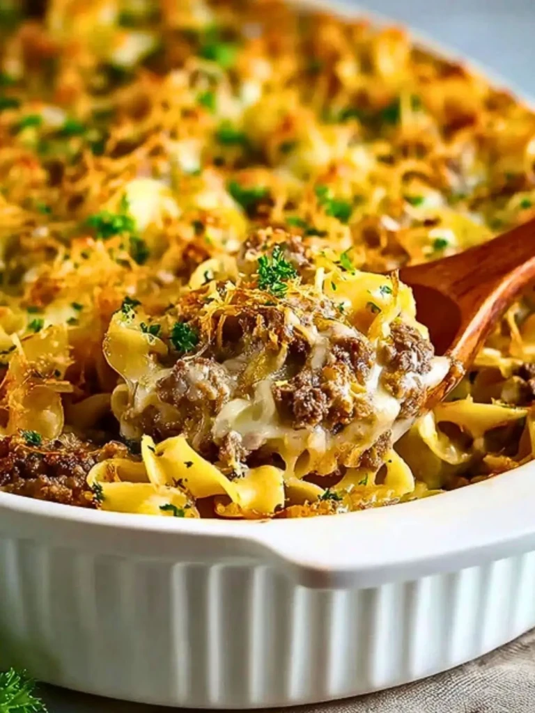 Simple French Onion Beef Casserole (1)