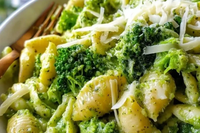 Smashed Broccoli Pasta