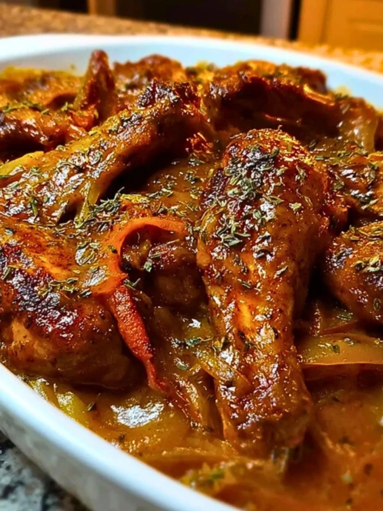 Smothered Turkey Wings with Gravy (1)