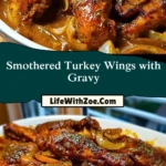 Smothered Turkey Wings with Gravy (2)