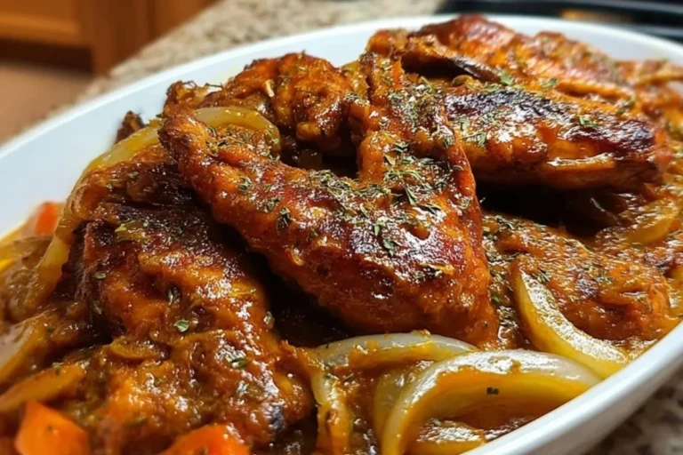 Smothered Turkey Wings with Gravy