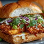 Spicy Bang Bang Chicken Sandwich