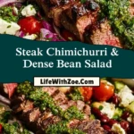 Steak Chimichurri & Dense Bean Salad (2)