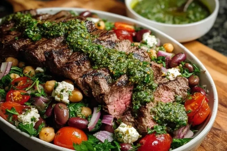 Steak Chimichurri & Dense Bean Salad
