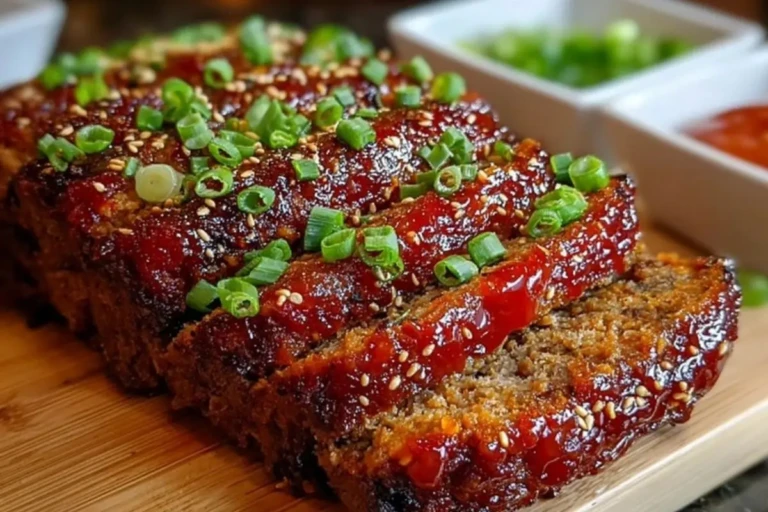 Sweet & Spicy Korean BBQ Meatloaf
