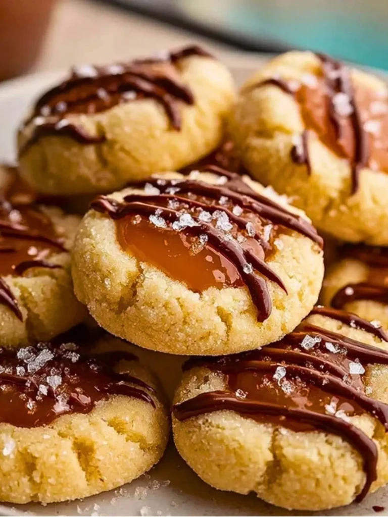 Twix Thumbprint Cookies (1)