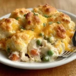 Yummy Chicken and Biscuit Cobbler