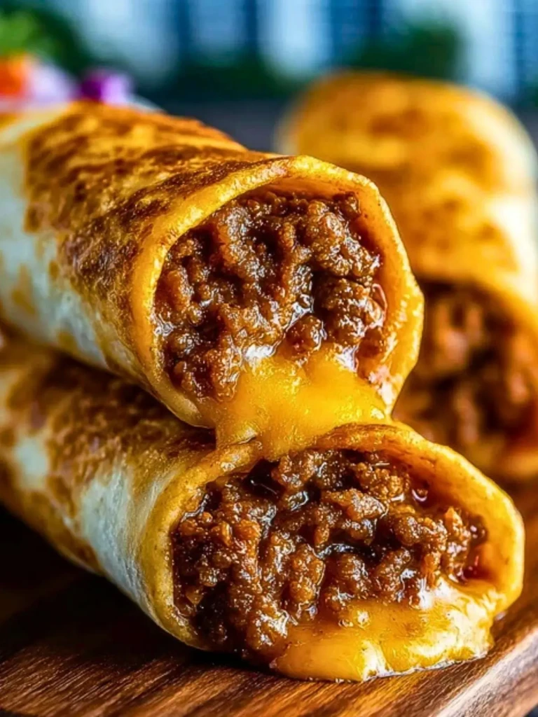 Beef and Cheese Chimichangas (1)